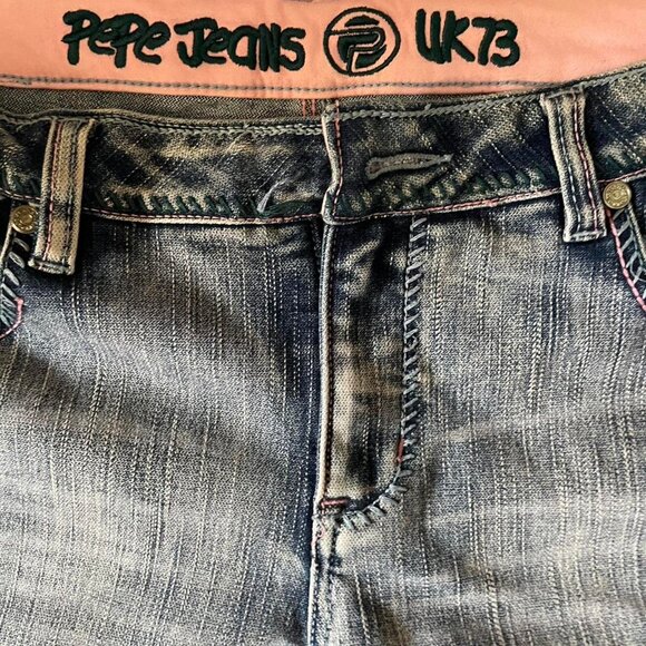 Women's Navy and Blue Jeans - Picture 3 of 4